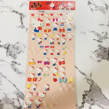 헤이세이 당시 물건 SANRIO 산리오 헬로키티 통통 씰 캐릭터 컬렉션