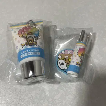 산엑스 레전드 캐릭터 핸드크림 립크림 아프로견