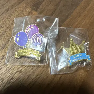 맥도날드 핀 배지 세트