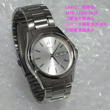 [ 배터리 교환 청소 완료 ] CASIO 쿼츠