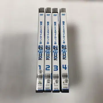 DVD 전생했더니 슬라임이었던 건에 대하여 전슬일기 전4권 렌탈업