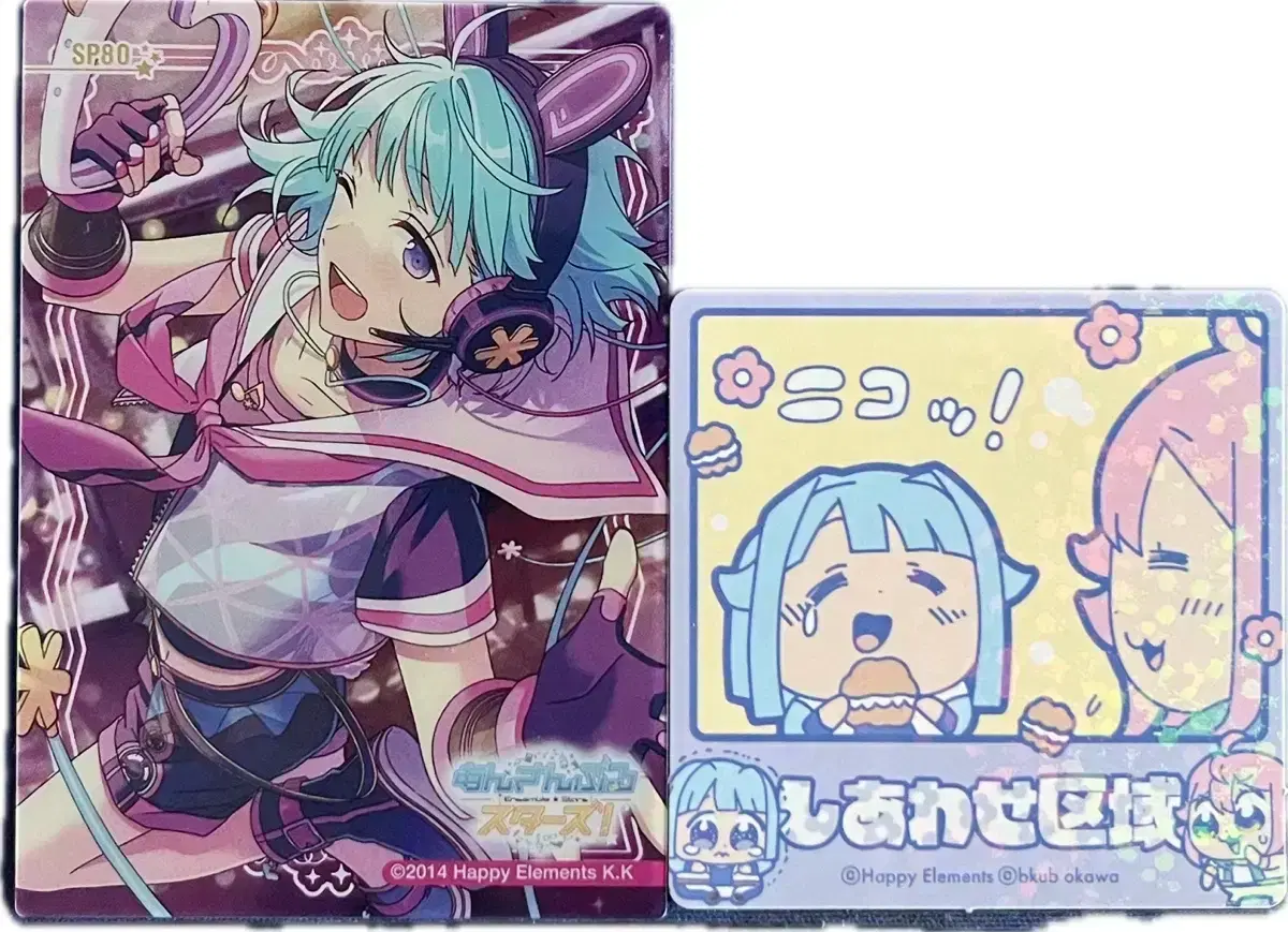 Ensemble Stars Himemiya Tori Shino Hajime Buku Bu sticker rare clear card