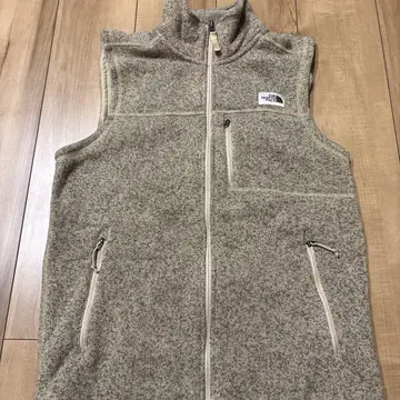 THE NORTH FACE 플리스 베스트 집업 베스트 브라운 택