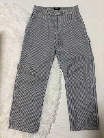 X-LARGE 스트라이프 데님 팬츠