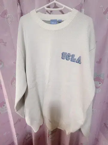 UCLA 스웨터 니트 화이트
