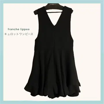 franche lippee 큐롯 원피스 블랙