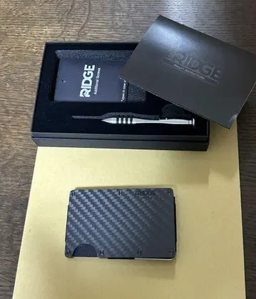 Ridge 탄소섬유 카드 케이스