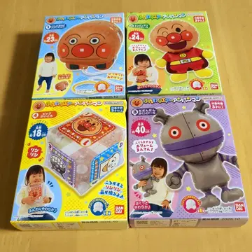 포근포근 에어 호빵맨 4종 세트 컴플리트