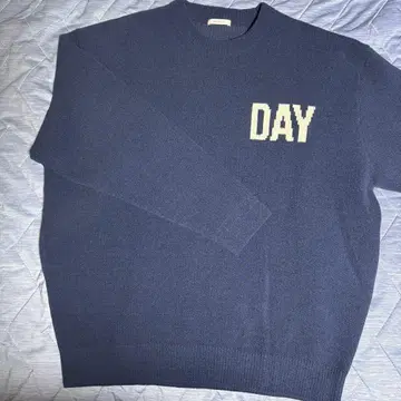 BAYFLOW DAY New York 네이비 트레이닝복 니트