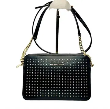 MICHAEL KORS 스터드 숄더백 블랙