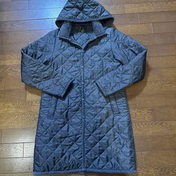 LAVENHAM 라벤햄 후드 부착 퀼팅 자켓 38 다크 그레이
