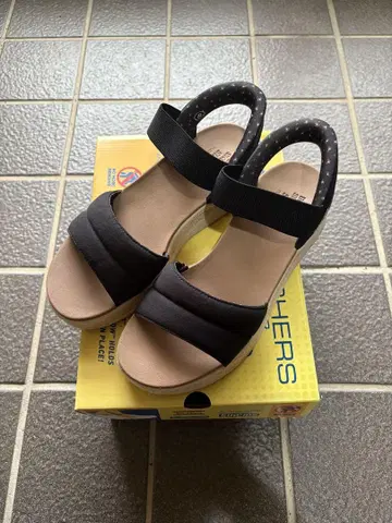 스케쳐스 샌들 블랙 25cm