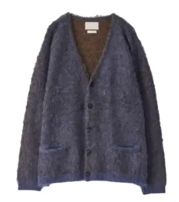 YOKE 4COLOR MIX JACQUARD MOHIAR CARDIGAN