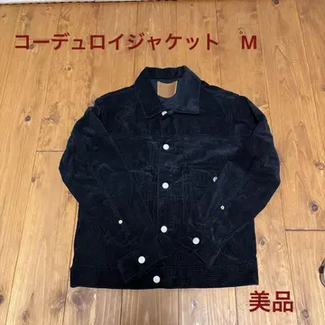 BACK NUMBER 코듀로이 자켓 블랙 M