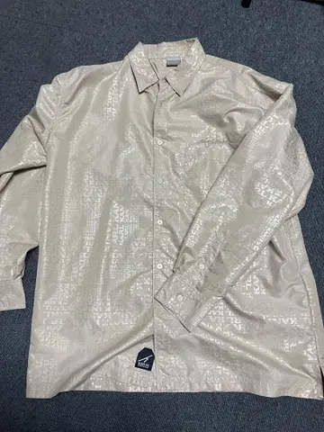 칼카니 올 패턴 긴팔 셔츠 XL 90s