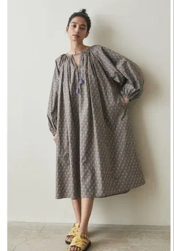 Steven Alan FLOWER PRINT GATHER DRESS