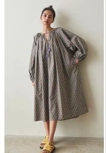 Steven Alan FLOWER PRINT GATHER DRESS