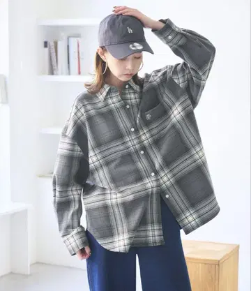 체크 플란넬 셔츠 체크 셔츠 로페피크닉