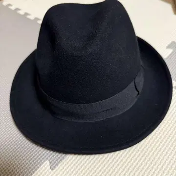 다케오 키쿠치 페도라 햇 울 햇 블랙 이탈리아제