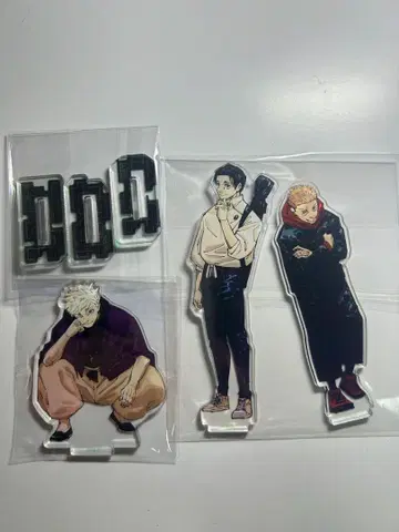 주술회전 원화 아크릴 스탠드 3개 세트