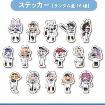 니지홀로 교류전 2025 토끼립페코라 학원 스티커 16종류 컴프