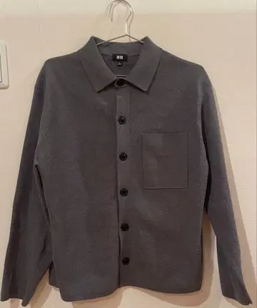 UNIQLO 밀라노 리브 셔츠 가디건 S