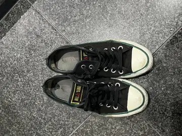 ALL STAR 블랙 스니커즈 24.5