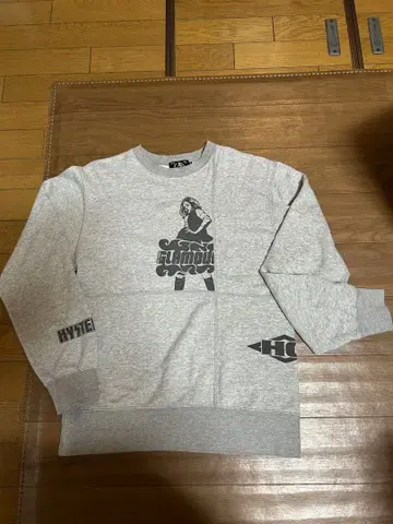 HYSTERIC GLAMOUR 그레이 맨투맨 S