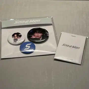 Snow Man 와타나베 쇼타 포토 카드 캔뱃지