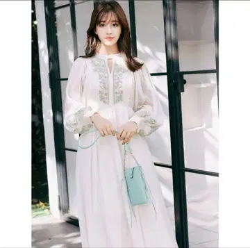 MERCURYDUO 양류 자수 원피스 M 사이즈 신키 사노