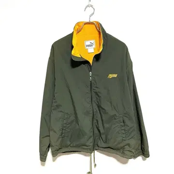 PUMA 남성용 나일론 자켓 L 사이즈 가을/겨울 로고 집업