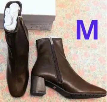 르 탈론 5cm 스퀘어 핏 숏부츠 브라운