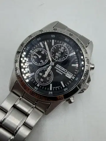 SEIKO 크로노그래프 손목시계 10BAR 7T92-0DW0