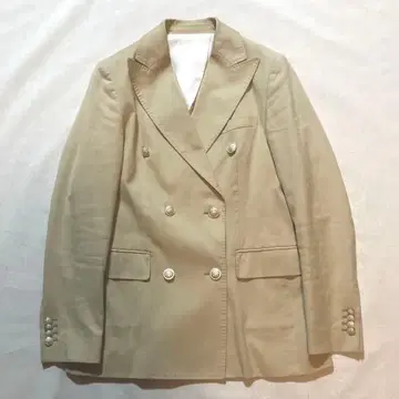 쉽스 더블 자켓 블레이저 베이지