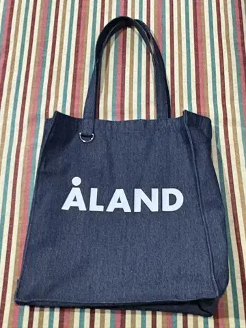 ALAND 데님 바닥 토트백