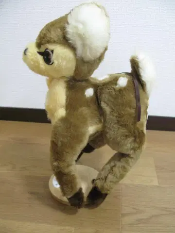 큐게츠 아기 사슴 플래그 봉제 인형 빈티지 코피포트 밤비 봉제 인형