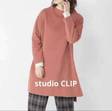미사용 새상품 studio CLIP 사카리바 기모 튜닉