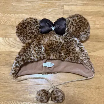 레오파드 무늬 미키 햇 58cm