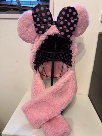 (새상품) 미니 머플러 포함 팬캡 Disney