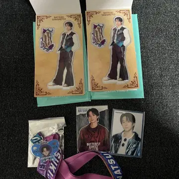 사와모토 나츠키 BTTM BFX 아크릴 스탠드 포토 카드 시크릿