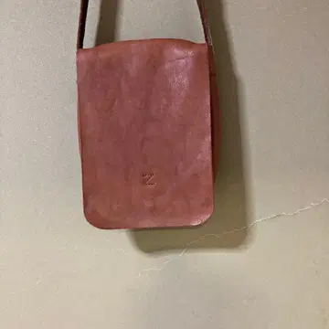 HERZ 브라운 가죽 숄더백