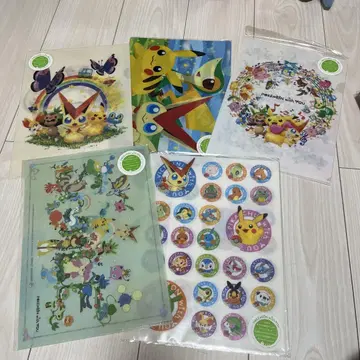 포켓몬 센터 도호쿠 포켓몬 위드유 A4 클리어 파일 피카츄 외