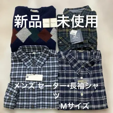 남성용 스웨터 & 남성용 긴팔 셔츠 M 사이즈