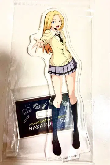 암살교실 나카무라 리오 아크릴 스탠드 W45 x H132mm