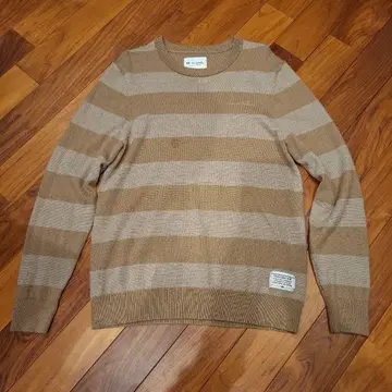 TravisMathew 베이지 스트라이프 니트 L