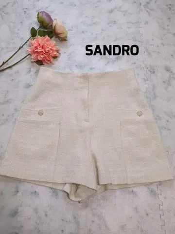 SANDRO 산드로 트위드 숏팬츠