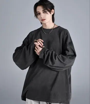 ADRER 엑스트라 퀄리티 와이드 슬리브 롱 T XXS 사이즈