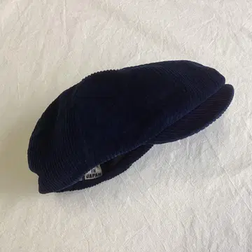 BLUE BLUE 코듀로이 헌팅 캡 네이비