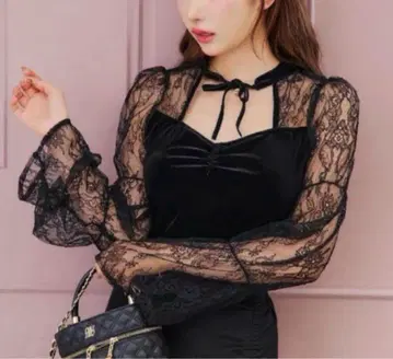 셰리미 Cherimi 레이스 오픈컷 상의