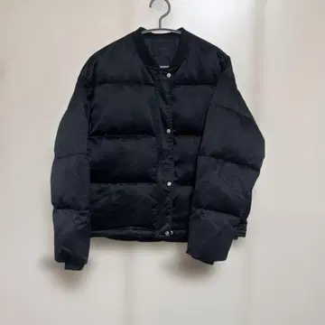 KBF 퀼트 다운 자켓 블랙